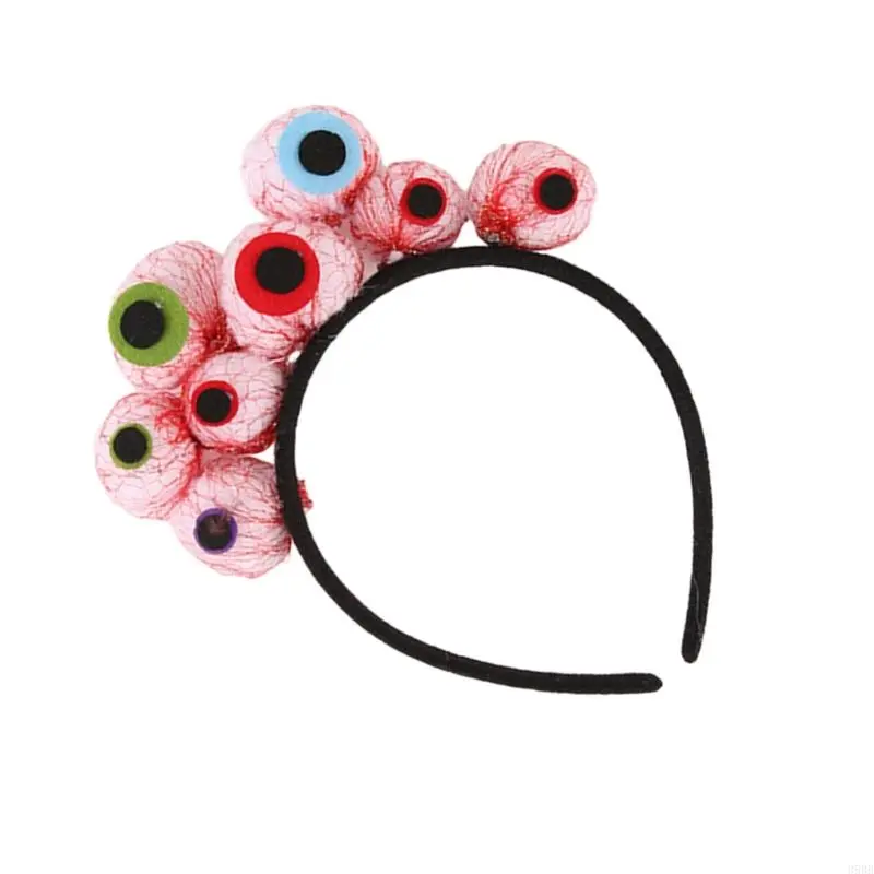 652F Teen Girl Photography Headbands Spooky Spiders/Bat/Eyeball Hairband Adult Headpiece Carnivals Party Role Play Costume