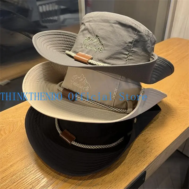 652F Quick Dry Sun Hat Breathable Fisherman Hat Sunshade Caps Sunproof Sunshade for Hiking and Beach Surprise Gift