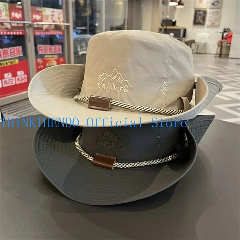 652F Quick Dry Sun Hat Breathable Fisherman Hat Sunshade Caps Sunproof Sunshade for Hiking and Beach Surprise Gift