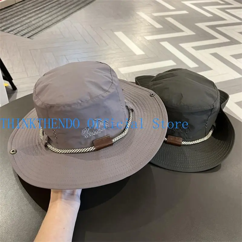 652F Quick Dry Sun Hat Breathable Fisherman Hat Sunshade Caps Sunproof Sunshade for Hiking and Beach Surprise Gift