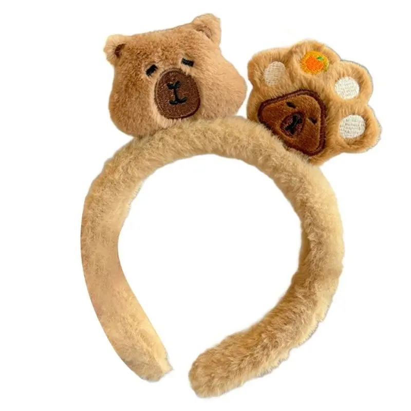 652F Doll Hairbands Adorkable Photo Props Halloween Anime Headbands Party Headpiece Fun Headbands for Music Festivals