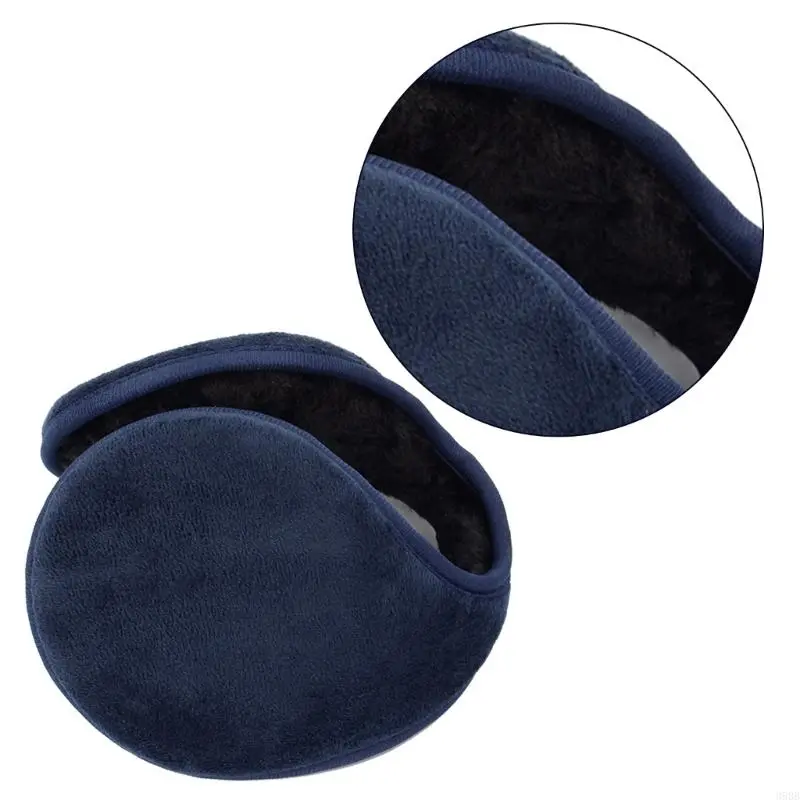 Winter Ear Warmers Behind-the-Head Adjustable Earmuffs Ear Warm Protector Thicken Plush Earmuff Ear Cover