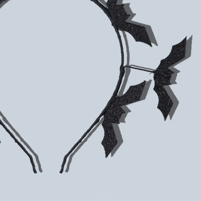 652F Bat Hair Accessory Perfect for Halloween Parties and Daily Fashion Headband