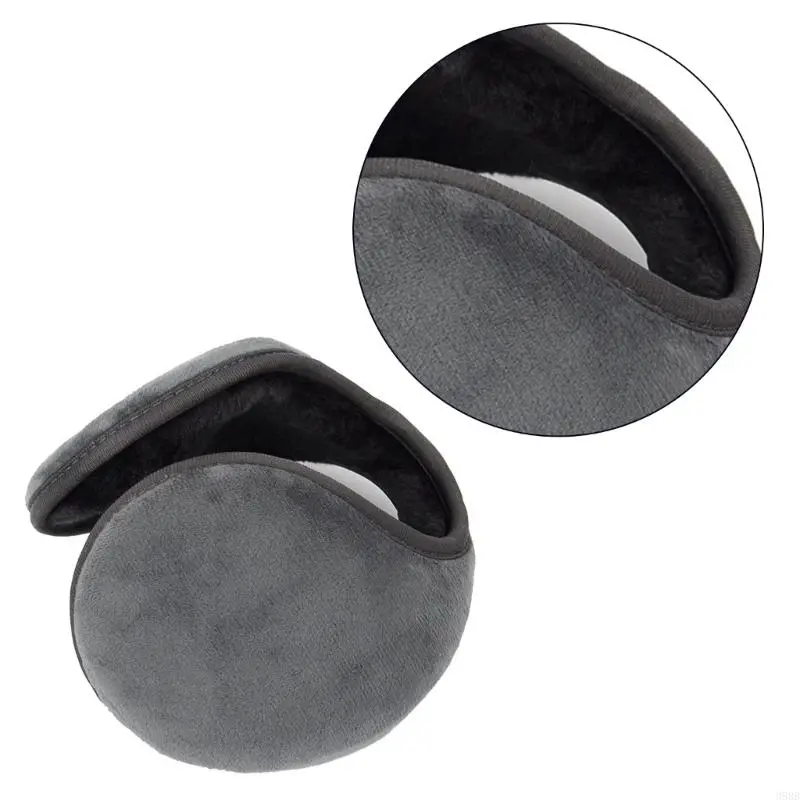 Winter Ear Warmers Behind-the-Head Adjustable Earmuffs Ear Warm Protector Thicken Plush Earmuff Ear Cover