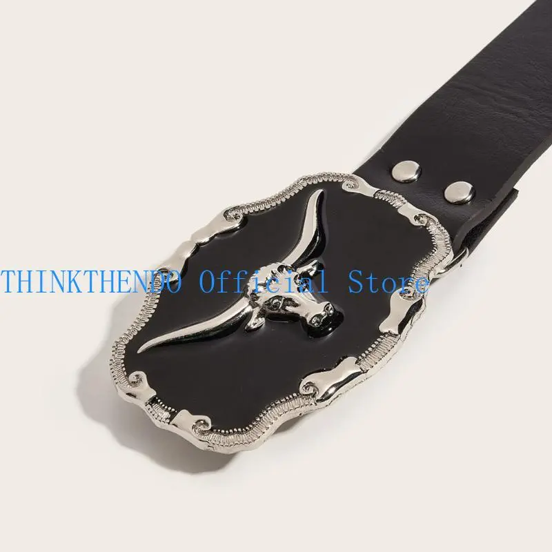 652F Girls Punk Waist Belt for Banquet Idol Costume Jewelry Waist Body Jewelry for Party/Club for Jeans Pants Belt