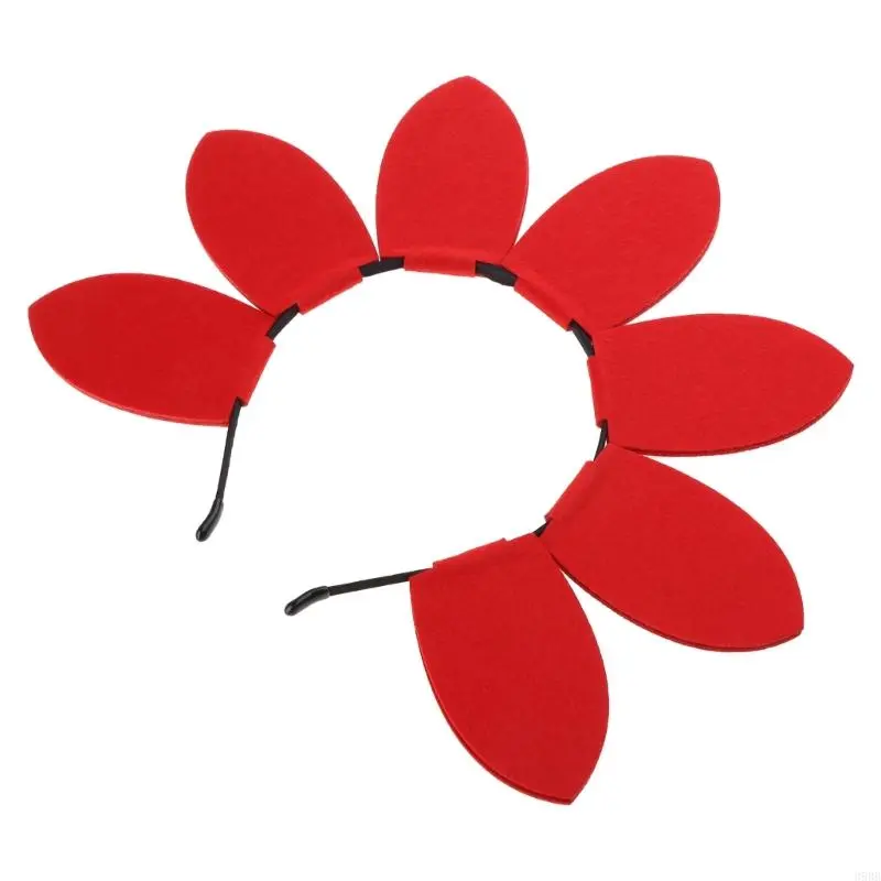 652F Summer Hair Hoop Headwear for Floral Party Headband Birthday Party Theme Floral Gathering