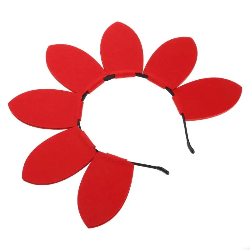 652F Summer Hair Hoop Headwear for Floral Party Headband Birthday Party Theme Floral Gathering