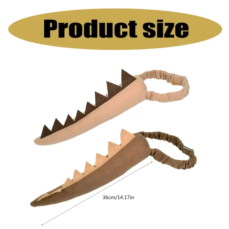 652F Children Dinosaur Tail Costume Halloween Dinosaur Tail Costume for Kid Boy Girl