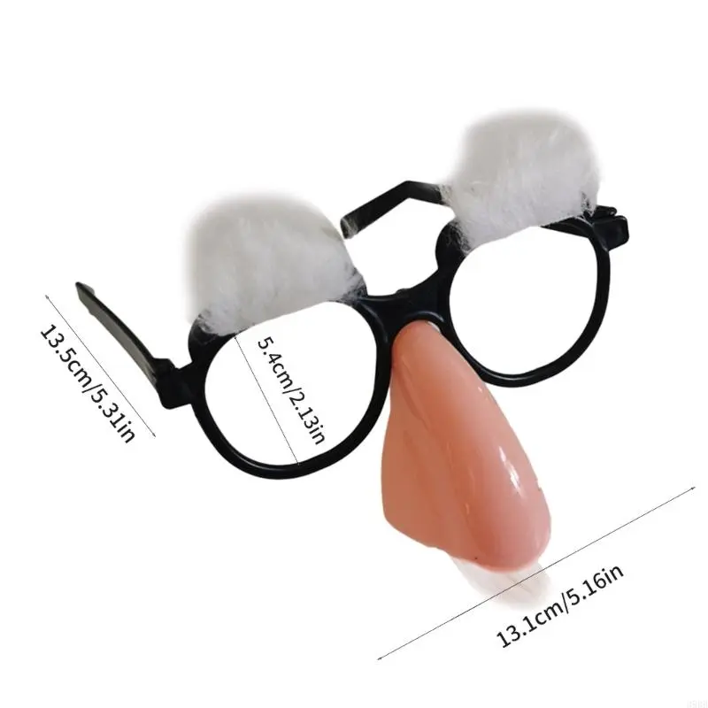 Pretend Glasses with Funny Nose with Eyebrows and Mustache Perfect Party for Costume Halloween Birthday Parties