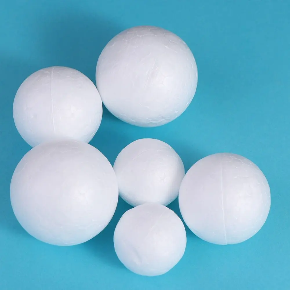 DIY Supplies Mini Foam Balls White Round Christmas Balls Polystyrene Christmas Ornaments Xmas tree