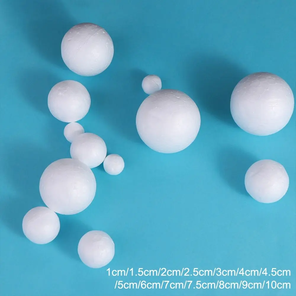 DIY Supplies Mini Foam Balls White Round Christmas Balls Polystyrene Christmas Ornaments Xmas tree