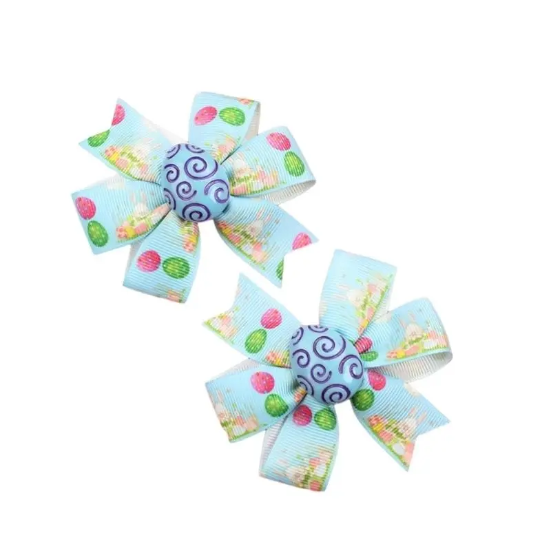 39BB Easter Rabbit Egg Basket Hair Clip Hair Accesories For Festival Celebrations