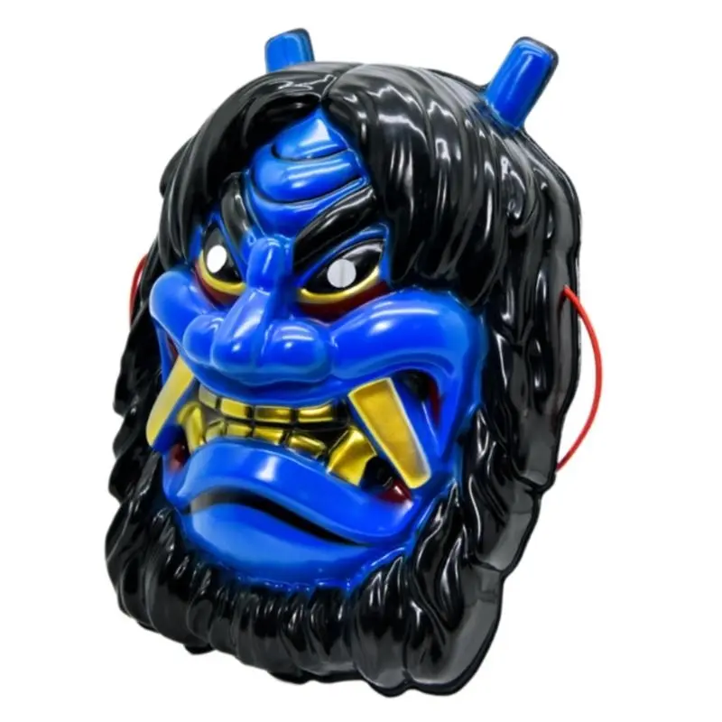 652F Masquerade Mask OX Devil Mask Full Face Mask Halloween Cosplay Mask For Women Men Role Playing Themed Party Photography