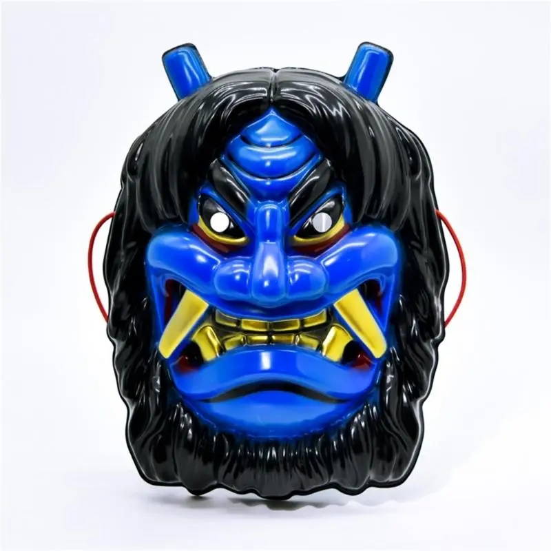 652F Masquerade Mask OX Devil Mask Full Face Mask Halloween Cosplay Mask For Women Men Role Playing Themed Party Photography