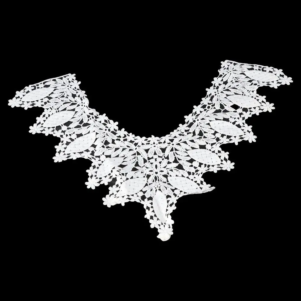 8 Style Flower Collar Neckline DIY Garment Accessories Embroidery Lace Apparel Sewing Fabric