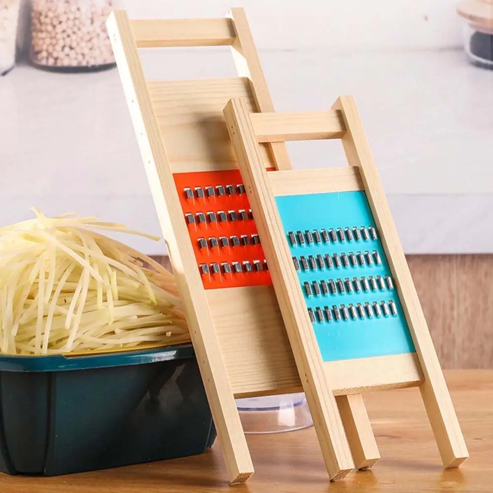 Wooden Hand-held Gadgets Cucumber Fruit Kitchen Tools Cheese Slicer Vegetable Cutter Food Grater Peeler
