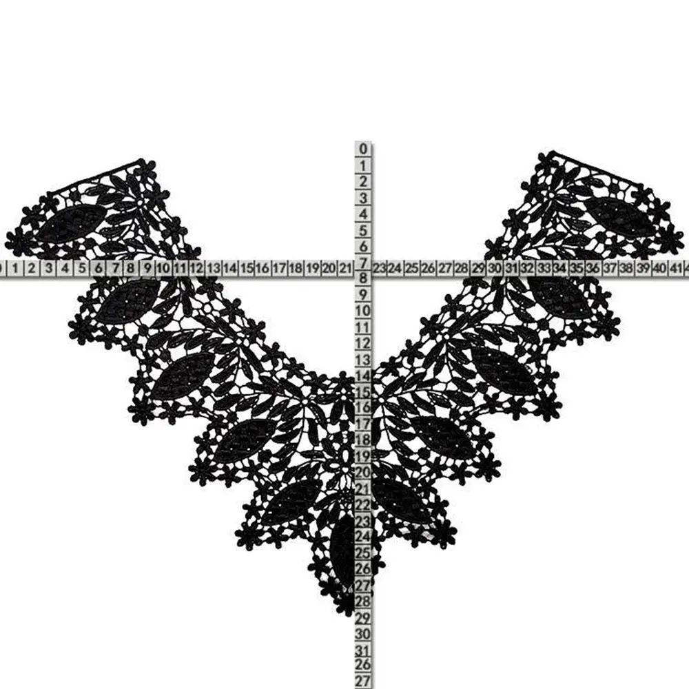 8 Style Flower Collar Neckline DIY Garment Accessories Embroidery Lace Apparel Sewing Fabric