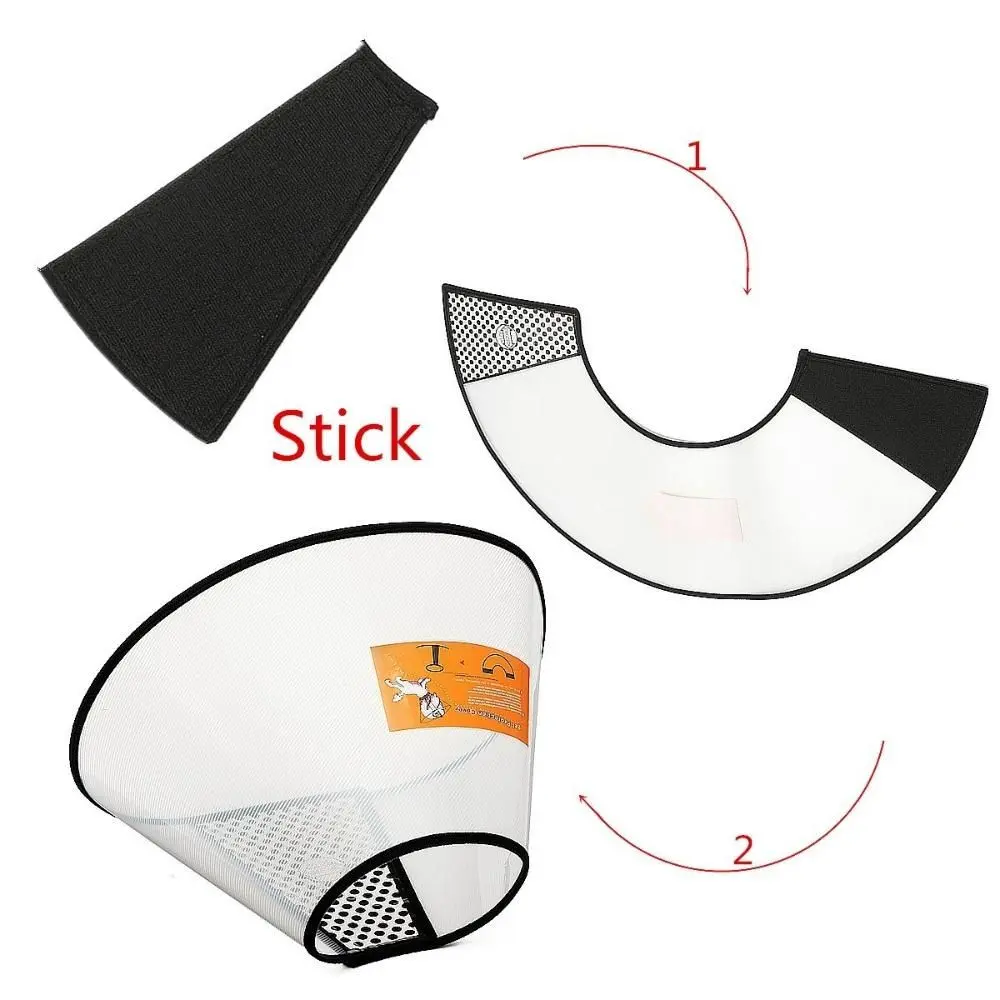 Anti-lick Anti-bite Cats Dogs Health Protection Cover Elizabethan Collar Pets Protective Collar Neck Cone Recovery