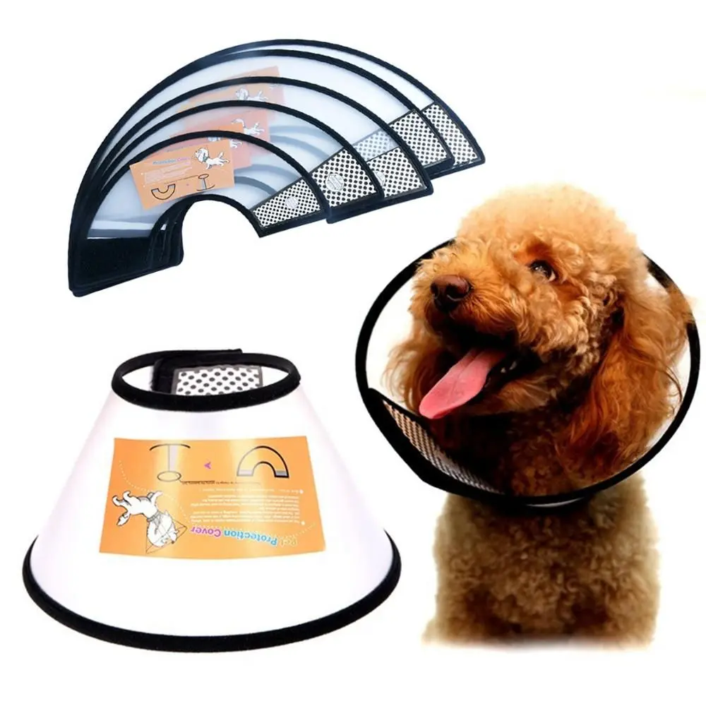 Anti-lick Anti-bite Cats Dogs Health Protection Cover Elizabethan Collar Pets Protective Collar Neck Cone Recovery