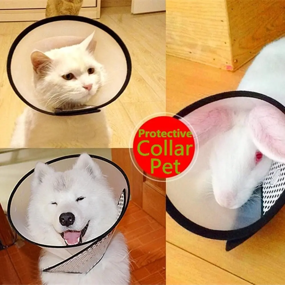Anti-lick Anti-bite Cats Dogs Health Protection Cover Elizabethan Collar Pets Protective Collar Neck Cone Recovery