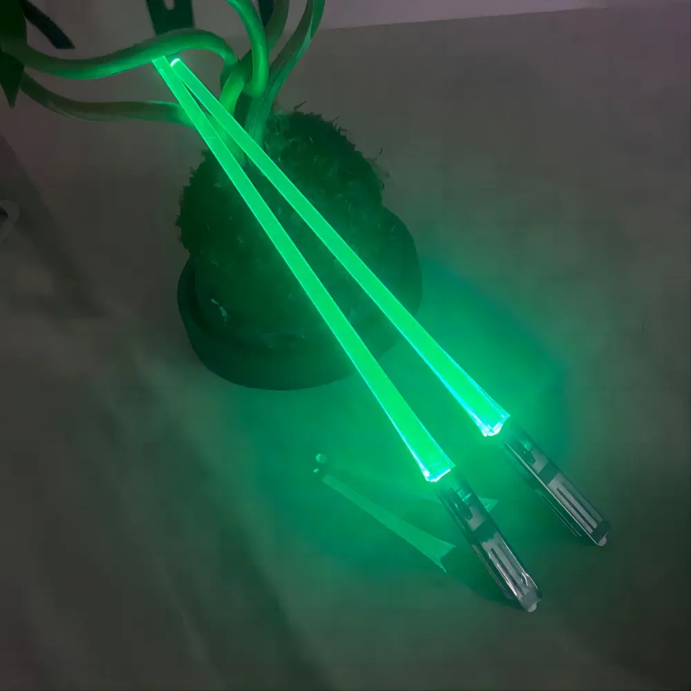 Toys Glowing Light Saber Chopsticks Detachable Reusable LED Chopstick Washable Luminous Chopstick Party