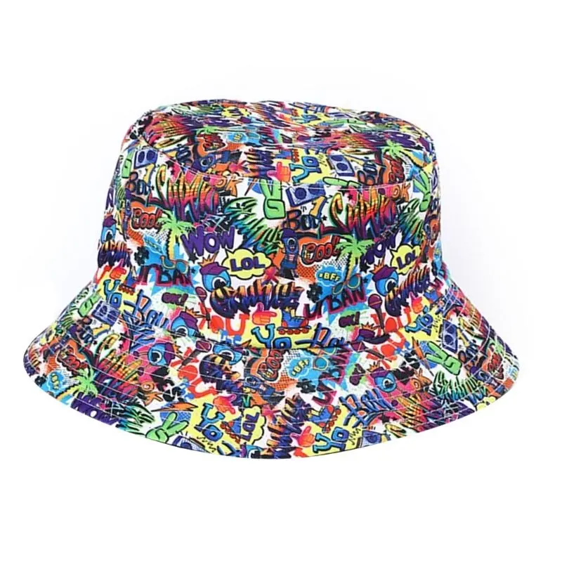 652F Fisherman Hat Bucket Hat for Girls Colorful Reversible Casual Caps for Sports Gym Mountain Camping Hat Outdoor Sunshade