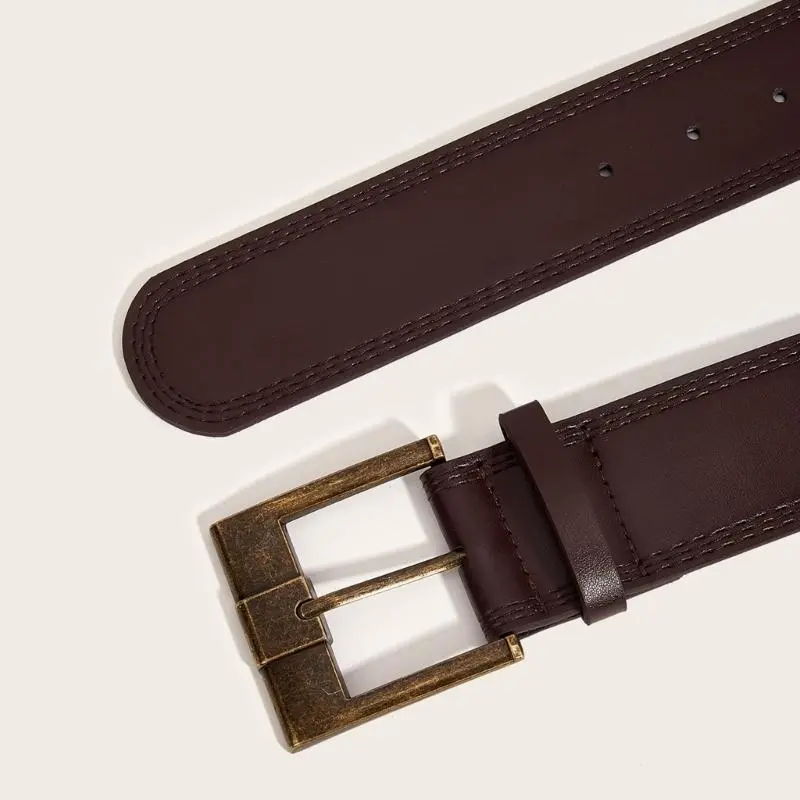 652F Girls Unique Waist Belt for Daily Costume Jewelry Waist Body Jewelry for Party Jeans Wide Belt Cowboy Chain