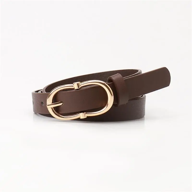 652F Simple Women's Belt Fashionable Commuting Casual Waist Belt Decorative Jeans Waistband Decoration