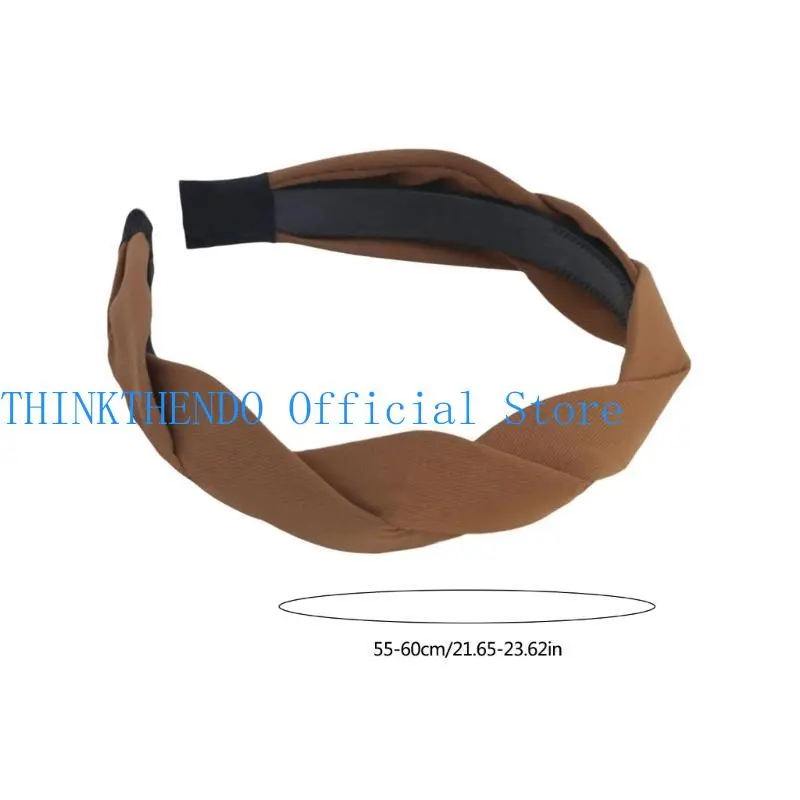 652F Women's Braided Wide Headbands Hair Bands Hairpieces Party Headwear For Everyday And Special Occasion