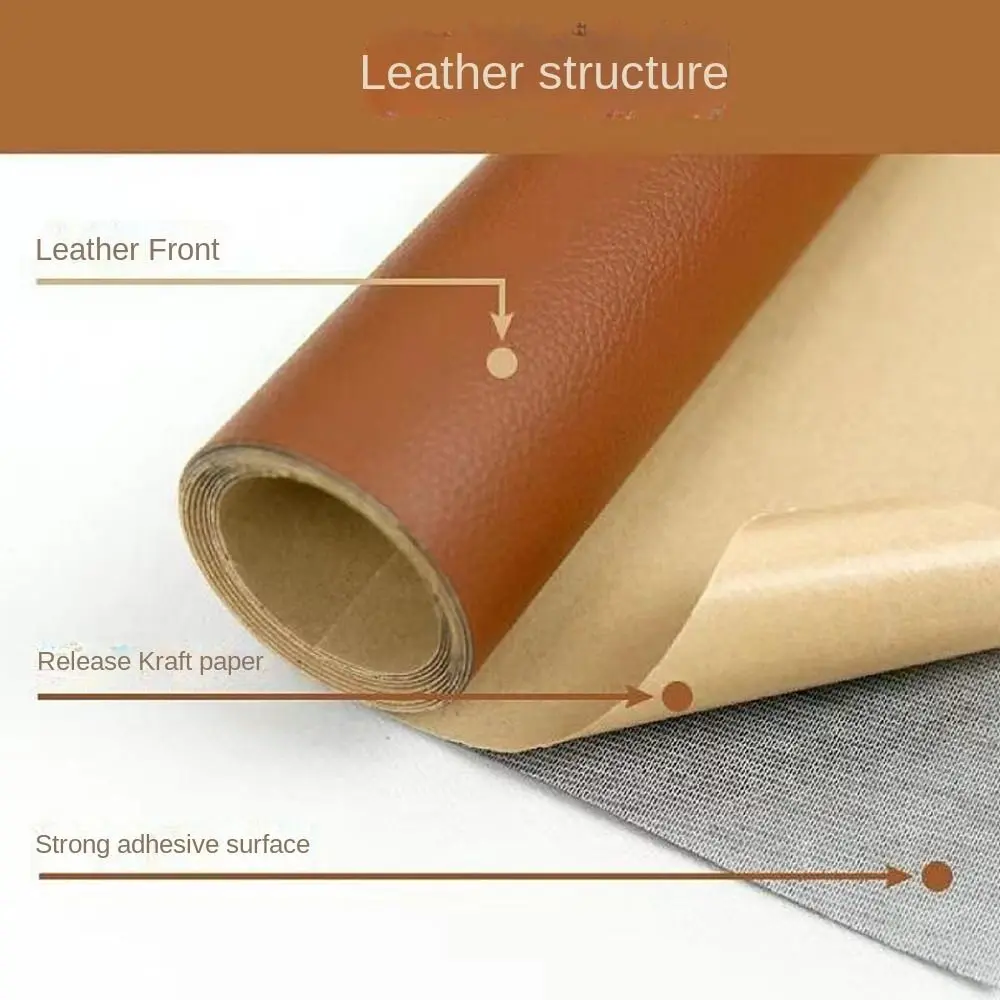Self Adhesive Leather Repair Patch Tape Waterproof Moisture-proof Furniture Stickers 137cm Removable Home Sheets Sticker Patches