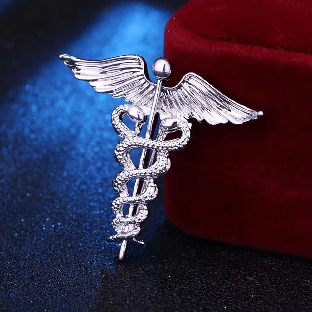 Retro Fashion Snake Angel Wings Badge Collar Clothing Corsage Accessories Brooch Pins Jewelry
