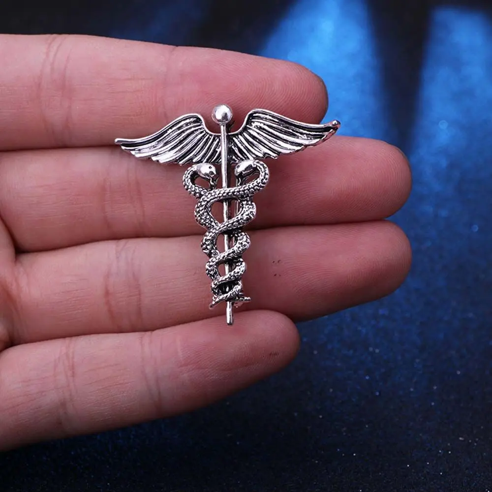 Retro Fashion Snake Angel Wings Badge Collar Clothing Corsage Accessories Brooch Pins Jewelry