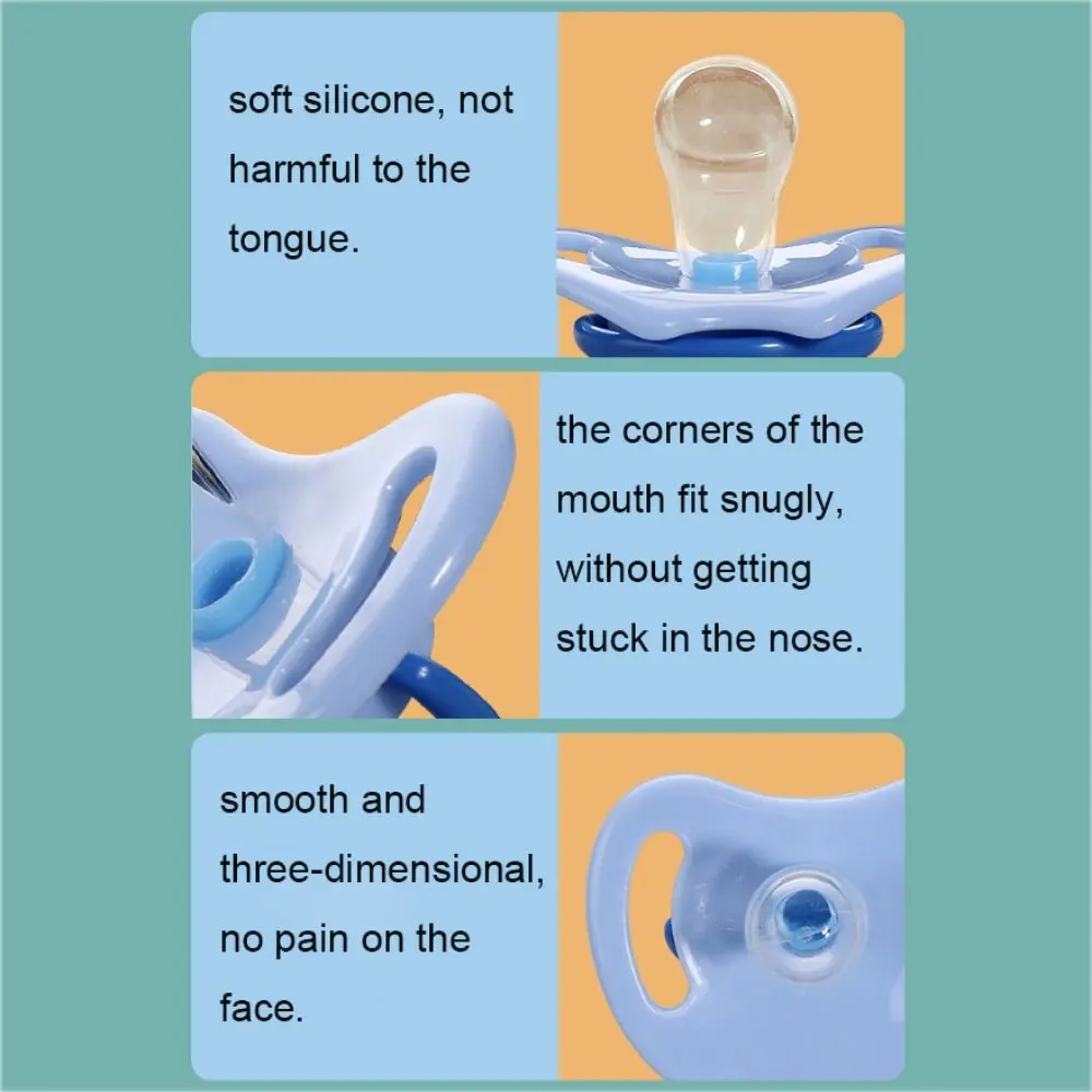 Cute Cartoon Pet Silicone Pacifier Bite Resistant with Cover Dog Sleeping Pacifier Soft Pet Calming Pacifier for Relieve Boredom