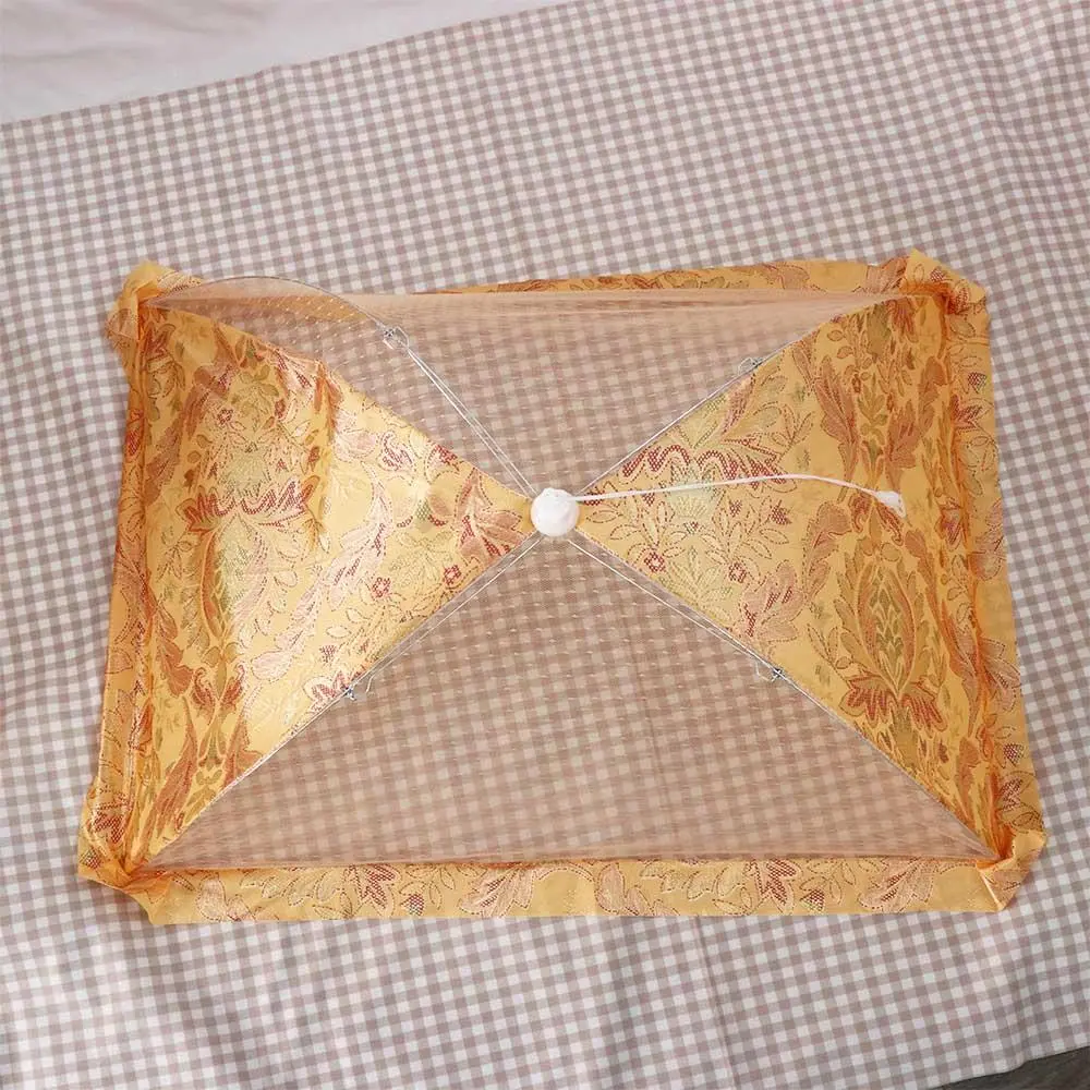Stain Proof Breathable Umbrella Shape Dish Tent Anti Mosquito Lace Fabric Kitchen Gadgets Food Cover Food Lid Table Cover