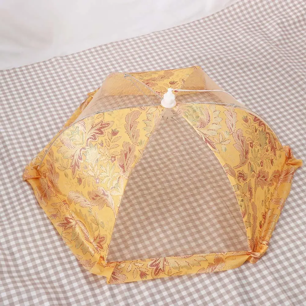 Stain Proof Breathable Umbrella Shape Dish Tent Anti Mosquito Lace Fabric Kitchen Gadgets Food Cover Food Lid Table Cover