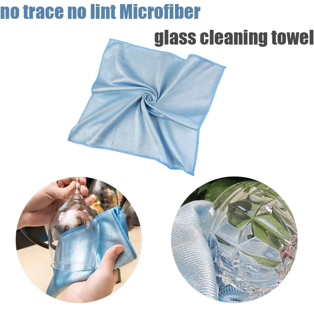 Absorbable No Trace Microfiber Window Kitchen Glass Cloth Cleaning cloth Cleaning Towel Wipe Cloth Glass Washing Towel
