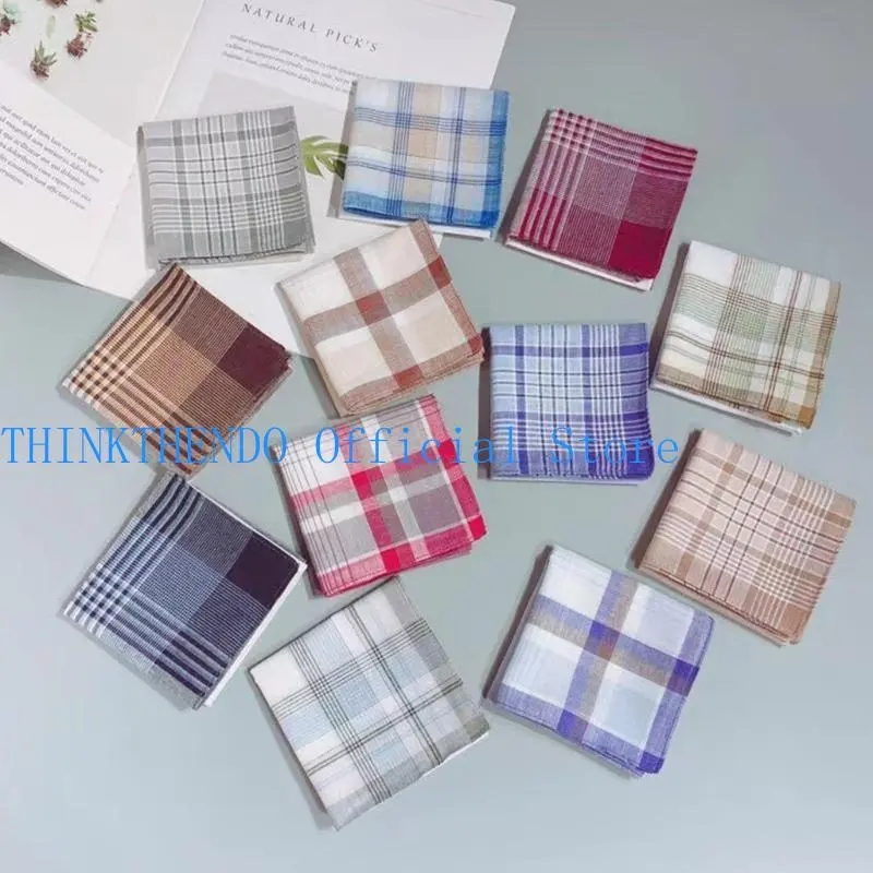 39BB 40CM MultiUse Handkerchief Mini Square Towel Adult Sweat Wipe Towel Accessories