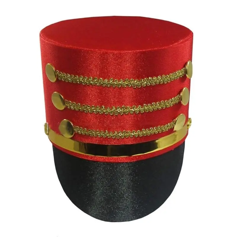652F Vintage Styles Nutcrackers High Hat Unisex Costume Hat Christmas Party Hat for Christmas Parties