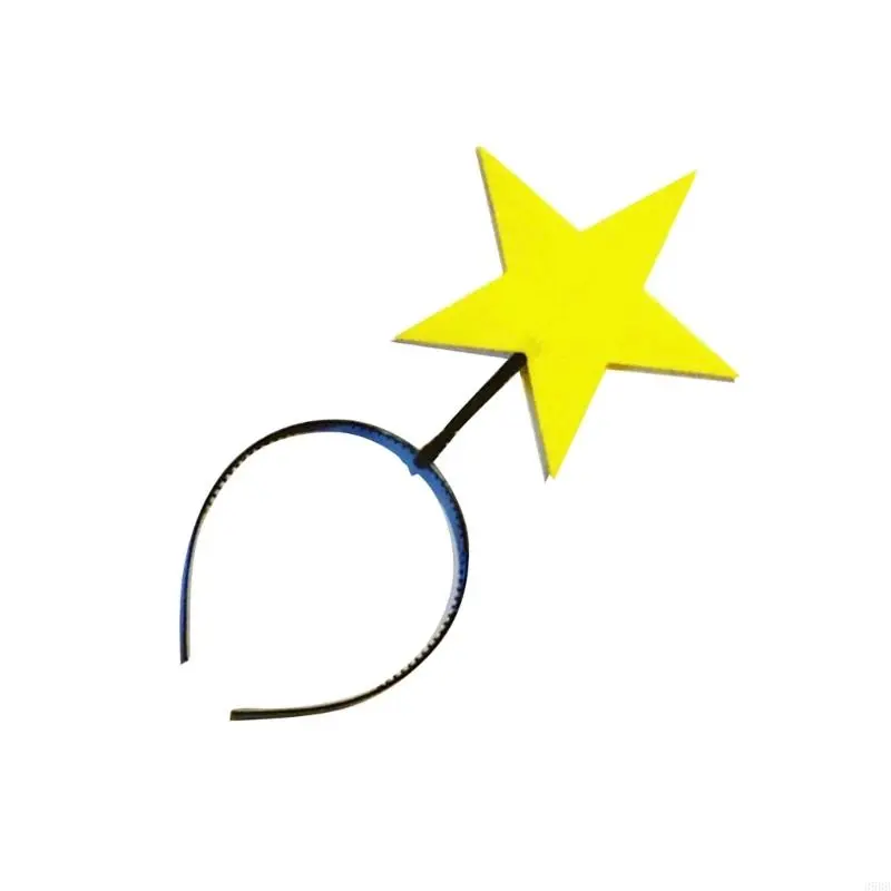 39BB Creative Sun Headpiece Proms Birthday Star Hairbands Fun Headwear Eye-catching Moon Hair Headwear