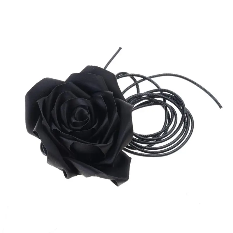 652F Handmade Weaving Waist Rope for Women Lady Dress Waist Belt with Flower Decorative Fashion Female Skirt Waist Rope