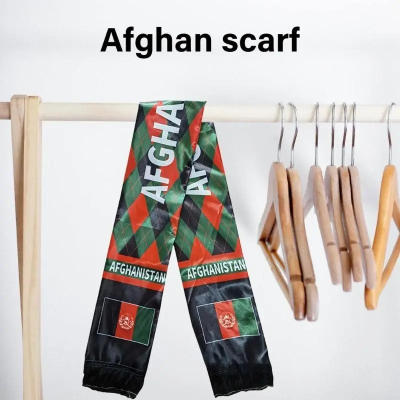 652F Afghan Scarf Patriotism Scarf Birthday Party Wedding Decorations Digital Printing Designing Charm Soft Long Muffler