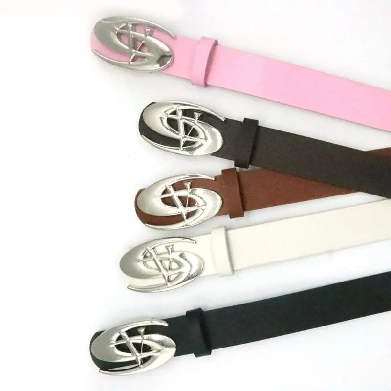 652F Girls Retro Waist Belt for Daily Costume Jewelry Waist Body Jewelry for Party Jeans Belt Cowboy Chain