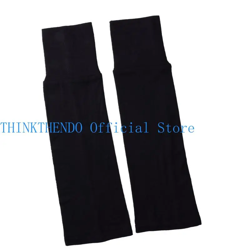 652F Soft Cotton Long Fingerless Gloves Stretchy Arm Sleeves for Women Everyday Wear with Sun and Various Activity