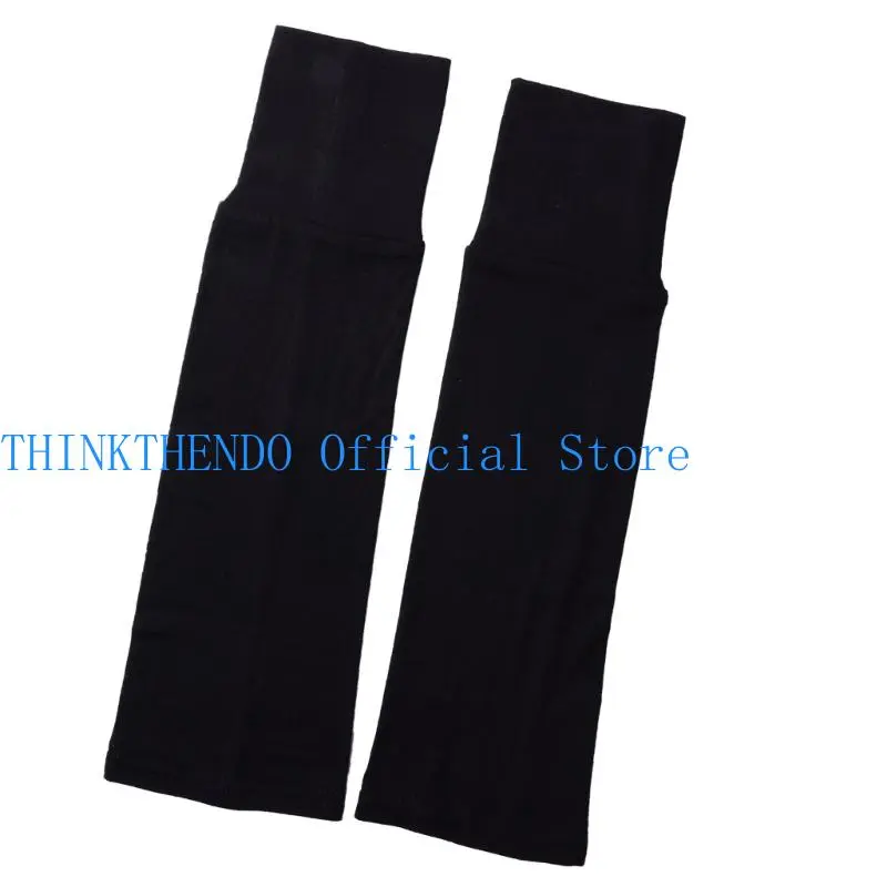652F Soft Cotton Long Fingerless Gloves Stretchy Arm Sleeves for Women Everyday Wear with Sun and Various Activity