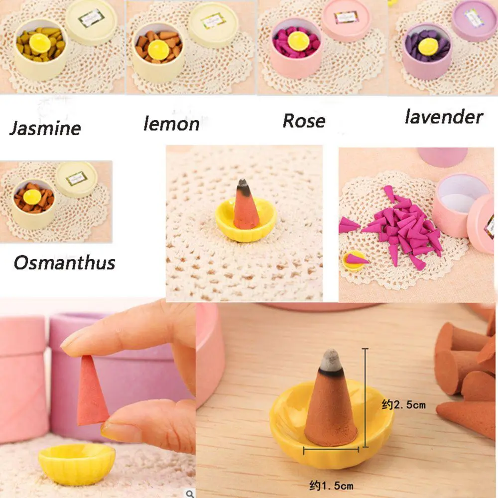 Backflow Indoor Air Freshener fragrance Home Scent Tower Spice Incense Cone Incense Aromatherapy