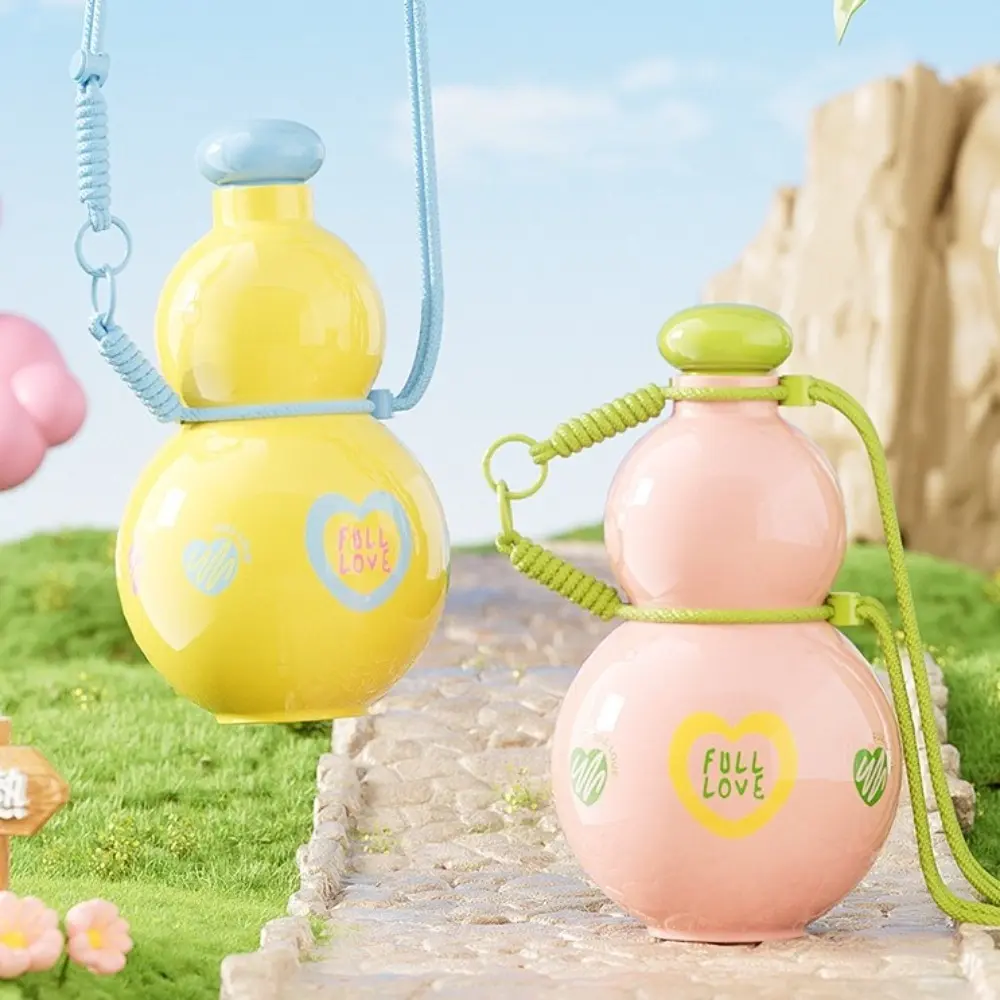 Durable Plastic Gourd Water Bottle Large Capacity Portable Sport Bottle Food Grade Good-looking Water Cup Office