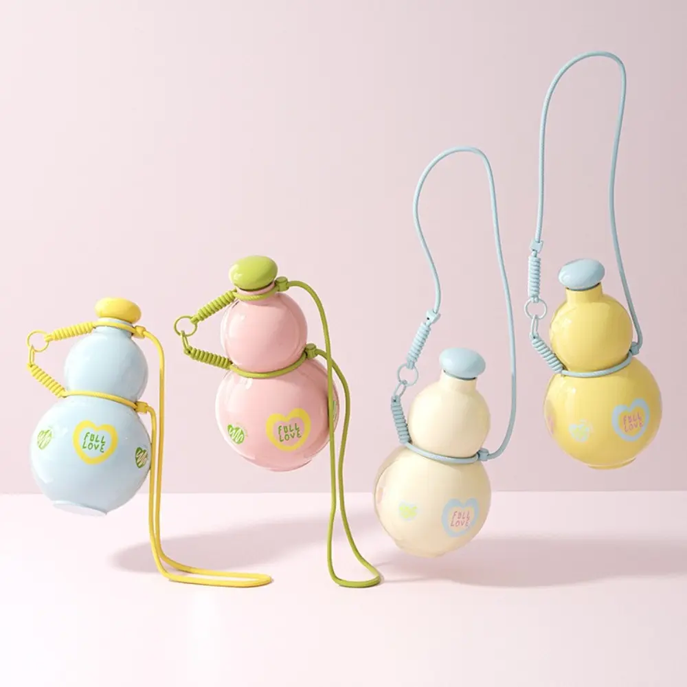 Durable Plastic Gourd Water Bottle Large Capacity Portable Sport Bottle Food Grade Good-looking Water Cup Office