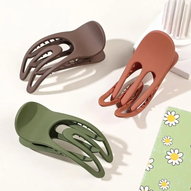 652F Unique Wide Large Hair Claw Clip Ponytail Claw Wide Hair Holder Barrettes Hair Adornment Hair Ornaments