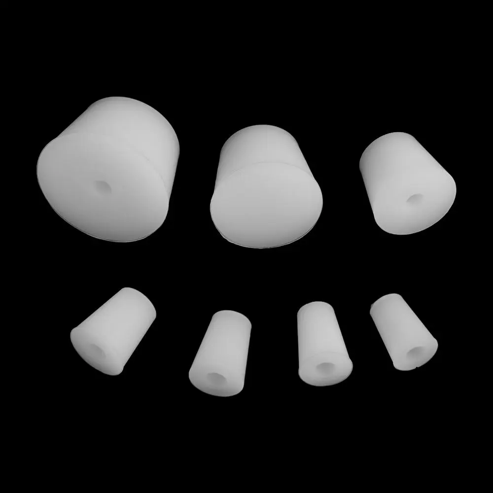 Hollow Wide Mouth Bottle Water Pipe Silicone Silicone Plug Fermenter Cover Bottle Stopper Test Tube