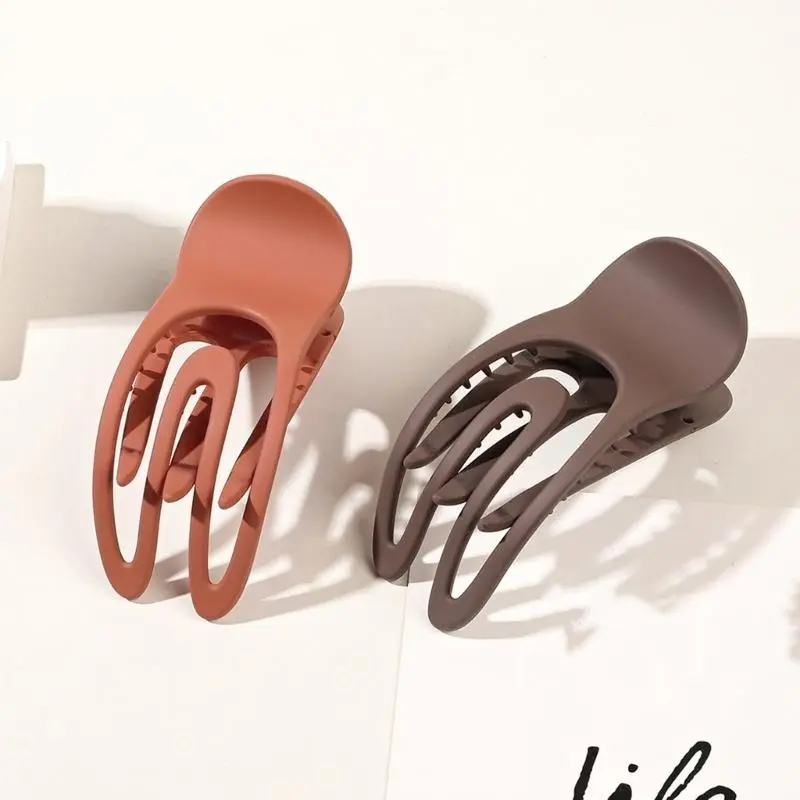 652F Unique Wide Large Hair Claw Clip Ponytail Claw Wide Hair Holder Barrettes Hair Adornment Hair Ornaments